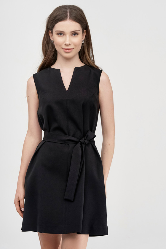 Платье-трапеция черного цвета 2 - интернет-магазин Natali Bolgar