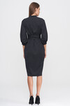 Платье черного цвета в мелкую полоску 2 - интернет-магазин Natali Bolgar