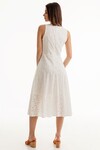 Белое платье длины миди 1 - интернет-магазин Natali Bolgar