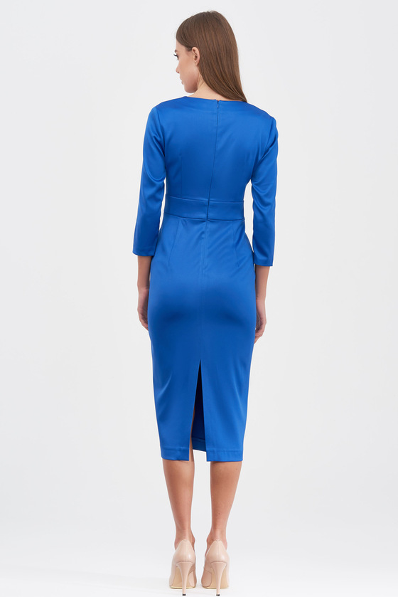 Платье-футляр сапфирового цвета  2 - интернет-магазин Natali Bolgar