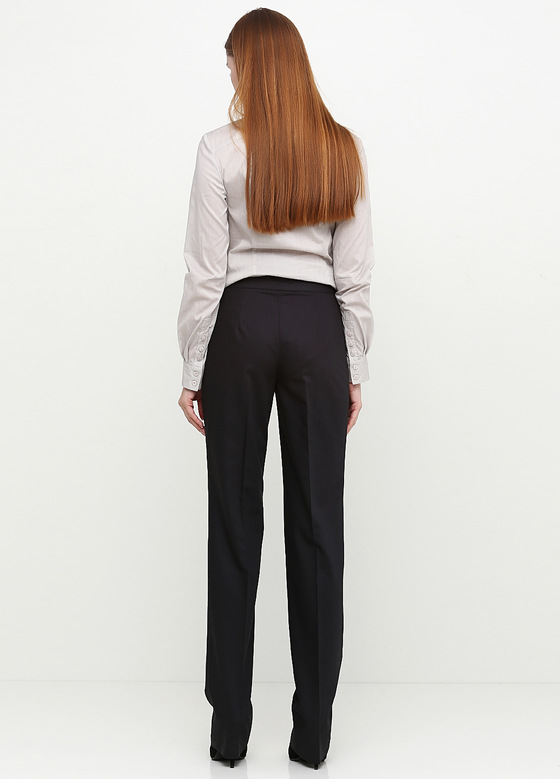 Классические прямые брюки черного цвета 1 - интернет-магазин Natali Bolgar