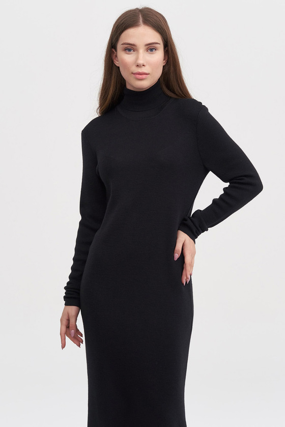 Платье-гольф черного цвета  1 - интернет-магазин Natali Bolgar