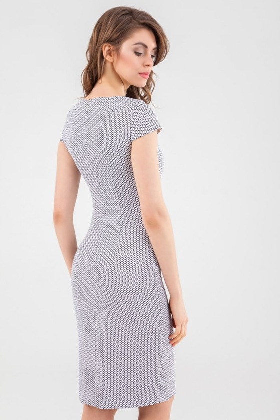 Платье-футляр с геометрическим принтом 2 - интернет-магазин Natali Bolgar