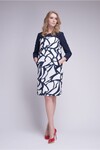 Платье с абстрактным принтом 2 - интернет-магазин Natali Bolgar