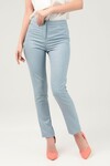 Узкие брюки сизо-голубого оттенка 1 - интернет-магазин Natali Bolgar