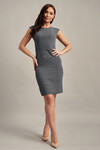 Платье-футляр тёмно-серого цвета  - интернет-магазин Natali Bolgar