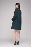 Свободное пальто изумрудного цвета 2 - интернет-магазин Natali Bolgar