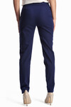 Льняные брюки синего цвета 3 - интернет-магазин Natali Bolgar