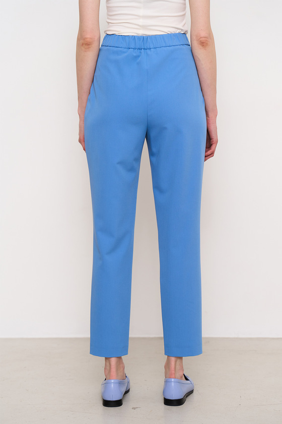 Блакитні штани зі стрілками 1 - интернет-магазин Natali Bolgar