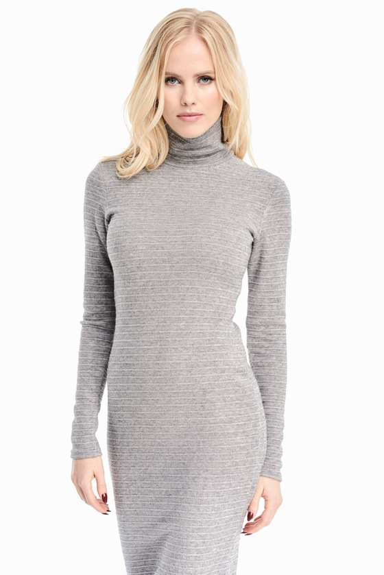 Платье гольф серого цвета 3 - интернет-магазин Natali Bolgar