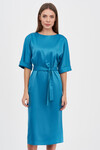 Сукня кольору морської хвилі із поясом 3 - интернет-магазин Natali Bolgar