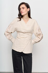 Льняна сорочка з етнічною вишивкою 1 - интернет-магазин Natali Bolgar