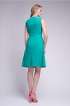 Платье-халат зеленого цвета 1 - интернет-магазин Natali Bolgar