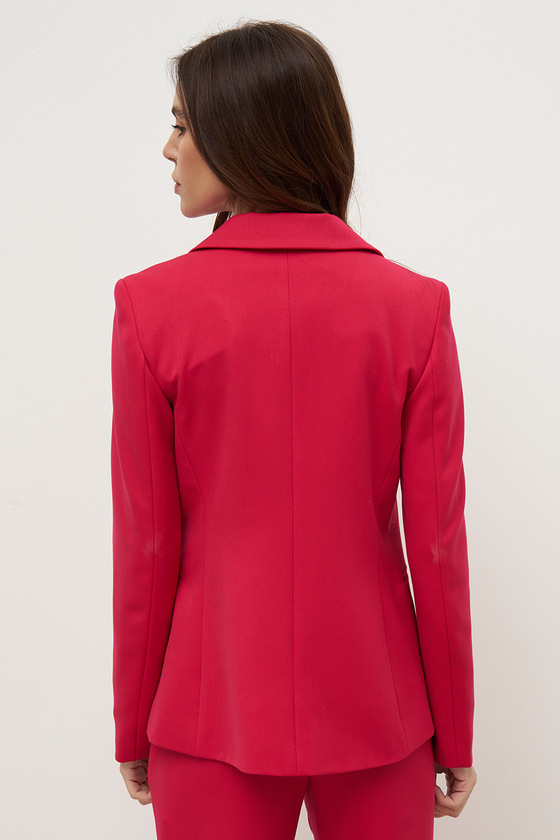 Suit jacket in raspberry red color 2 - интернет-магазин Natali Bolgar