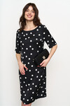 Чёрное платье в горошек 2 - интернет-магазин Natali Bolgar
