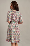 Свободное платье с цветочным принтом 2 - интернет-магазин Natali Bolgar