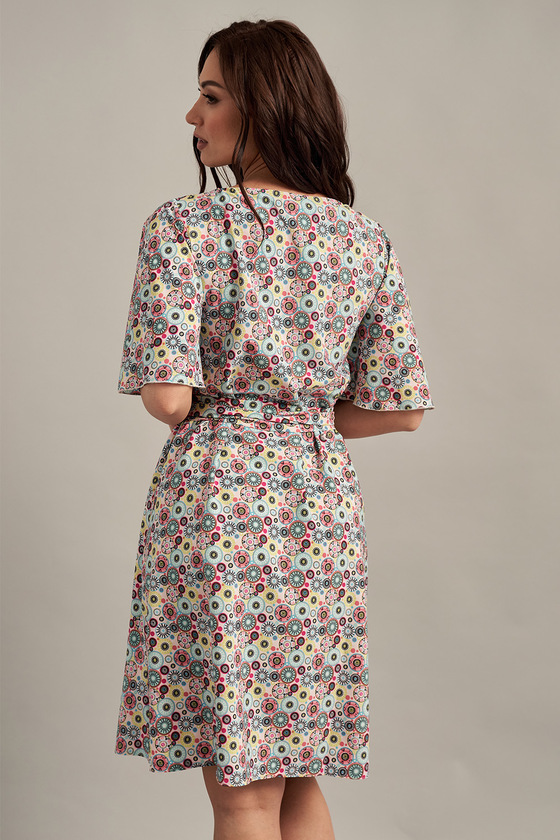 Свободное платье с цветочным принтом 2 - интернет-магазин Natali Bolgar