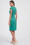 Платье-футляр бирюзового цвета 2 - интернет-магазин Natali Bolgar