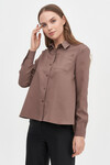 Асимметричная блуза в мелкую полоску 2 - интернет-магазин Natali Bolgar