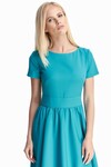 Женственное платье бирюзового цвета 1 - интернет-магазин Natali Bolgar