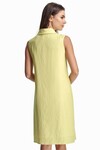 Льняное платье ярко-жёлтого цвета 1 - интернет-магазин Natali Bolgar
