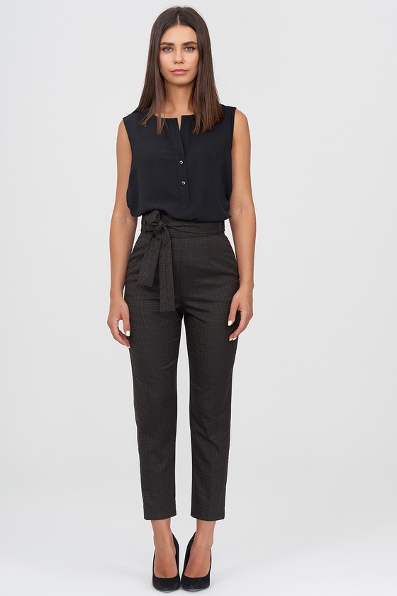 Блуза черного цвета  2 - интернет-магазин Natali Bolgar