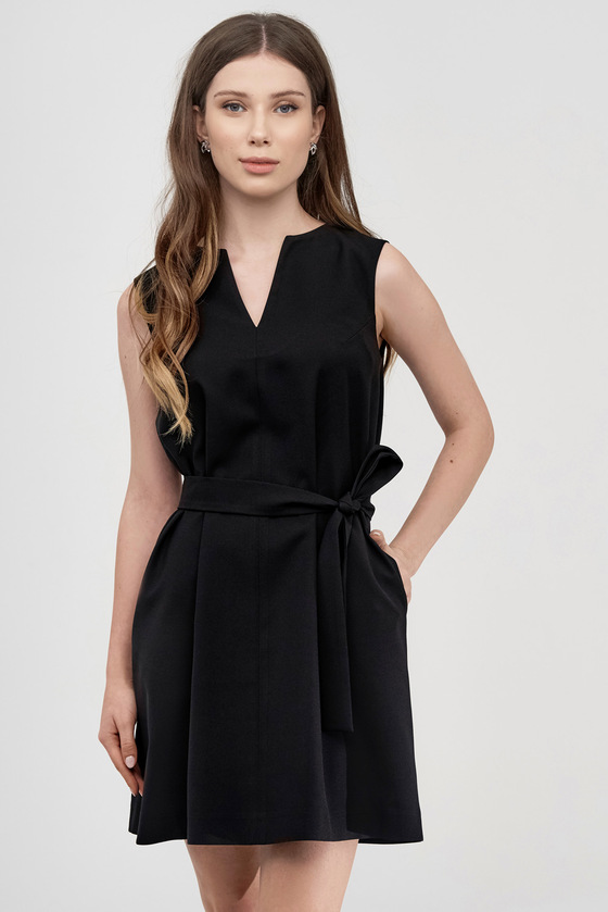 Платье-трапеция черного цвета 5 - интернет-магазин Natali Bolgar