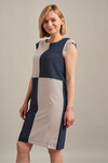 Комбинированное платье в горошек 3 - интернет-магазин Natali Bolgar