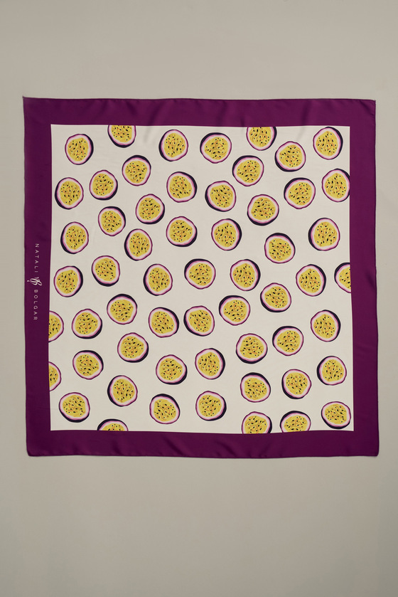 Шелковый платок в принте 1 - интернет-магазин Natali Bolgar