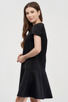 Платье черного цвета с воланом 2 - интернет-магазин Natali Bolgar