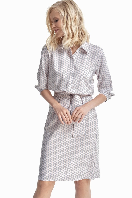 Платье-рубашка с принтом 1 - интернет-магазин Natali Bolgar