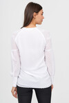 Шифоновая блуза белого цвета 1 - интернет-магазин Natali Bolgar