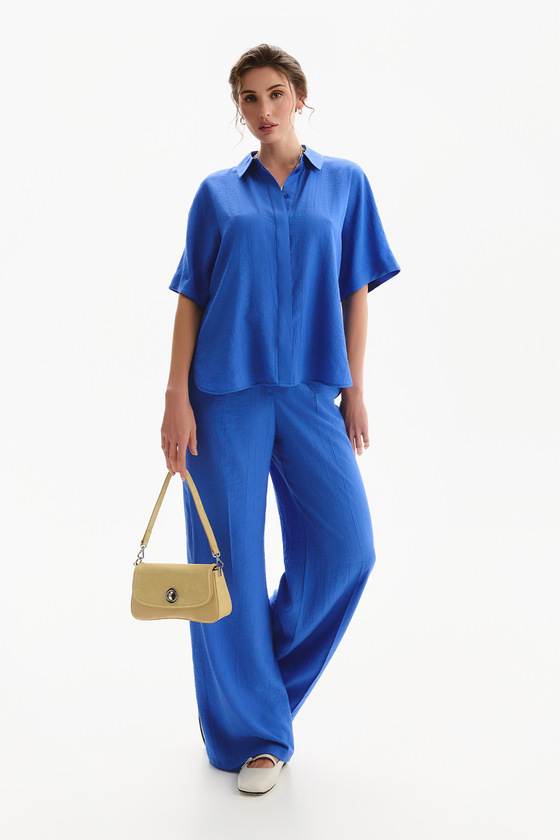 Electric Blue Palazzo Pants 3 - интернет-магазин Natali Bolgar