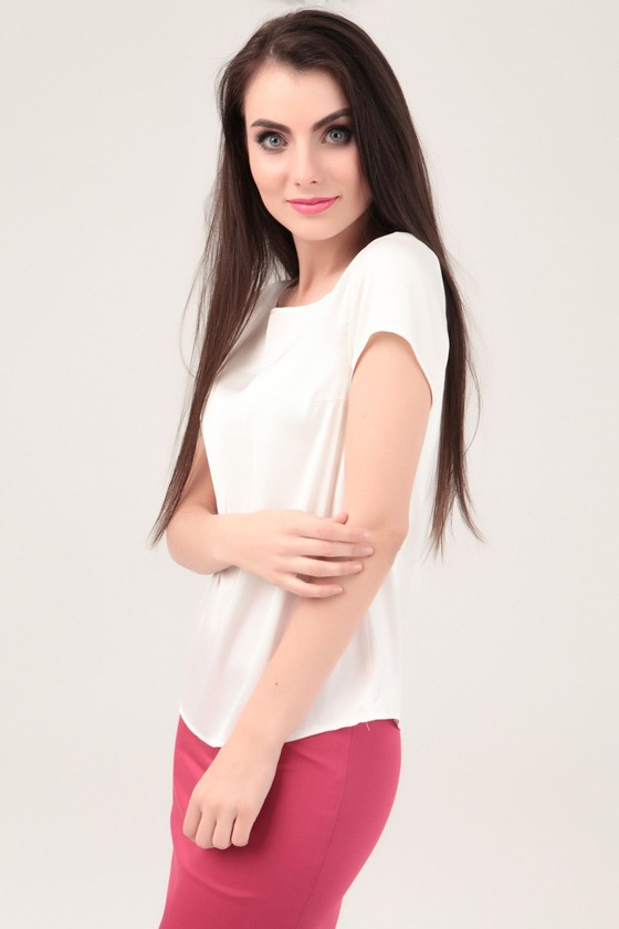 Блуза жемчужно-белого оттенка 2 - интернет-магазин Natali Bolgar