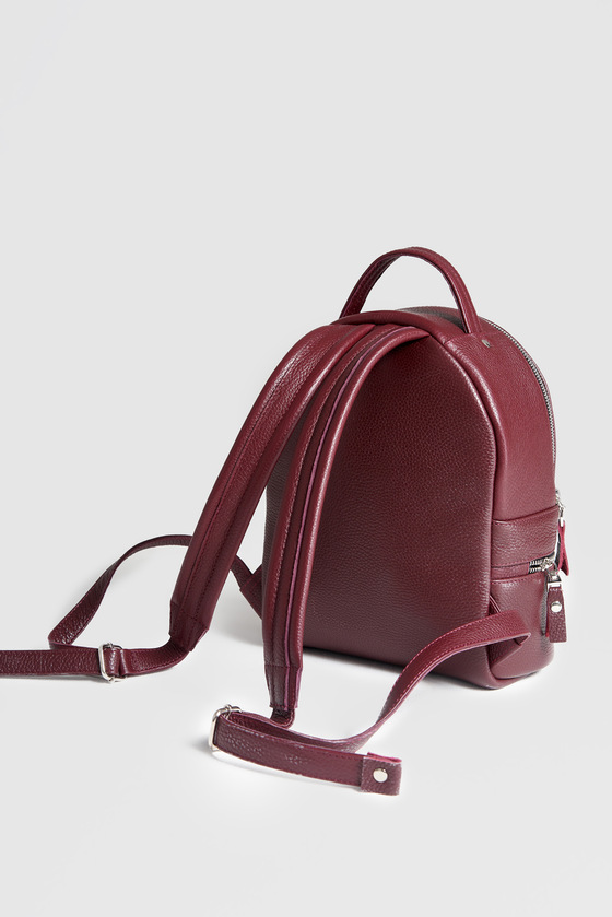 Большой рюкзак цвета марсала 2 - интернет-магазин Natali Bolgar