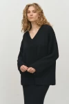 Вовняний джемпер з V-подібною горловиною - интернет-магазин Natali Bolgar